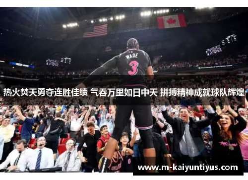 热火焚天勇夺连胜佳绩 气吞万里如日中天 拼搏精神成就球队辉煌